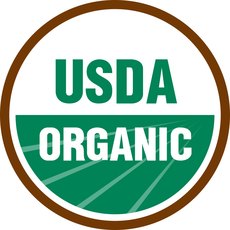 Certified 100% Organic Quality